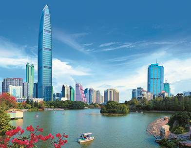 深圳市美丽的城市风光